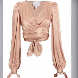 Alice McCall Champagne Wrap Shirt